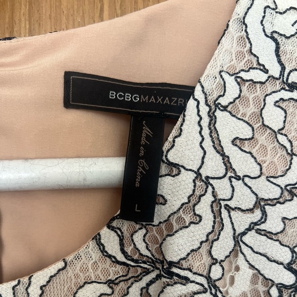 BCBG Lace Cutout Top with bell sleeves - Picture 2 of 4